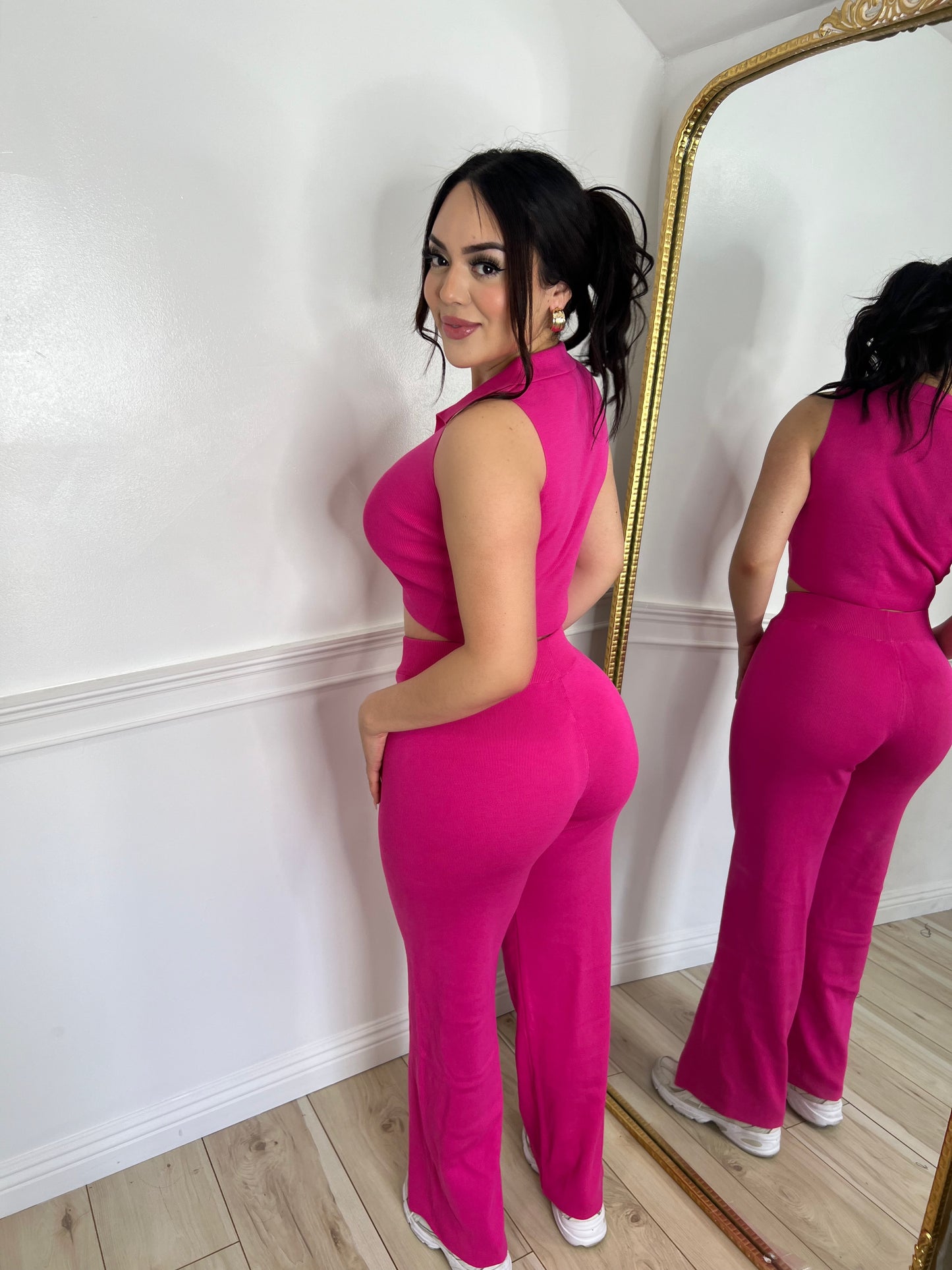 LAURI SET - (FUSHIA)