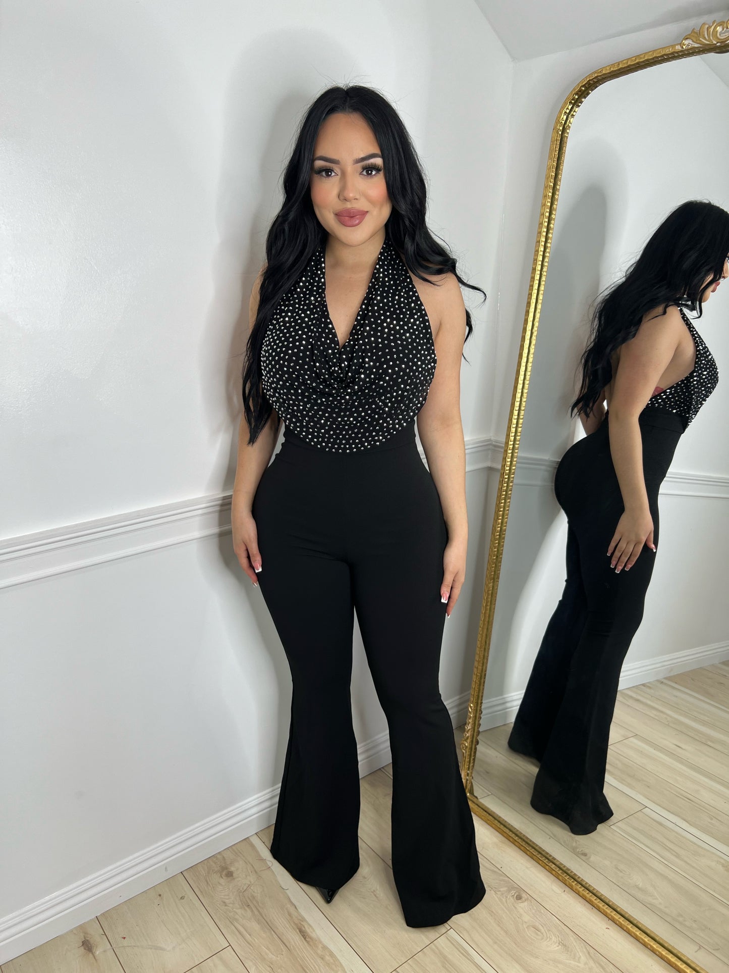 CELESTINA JUMPSUIT - (BLACK)