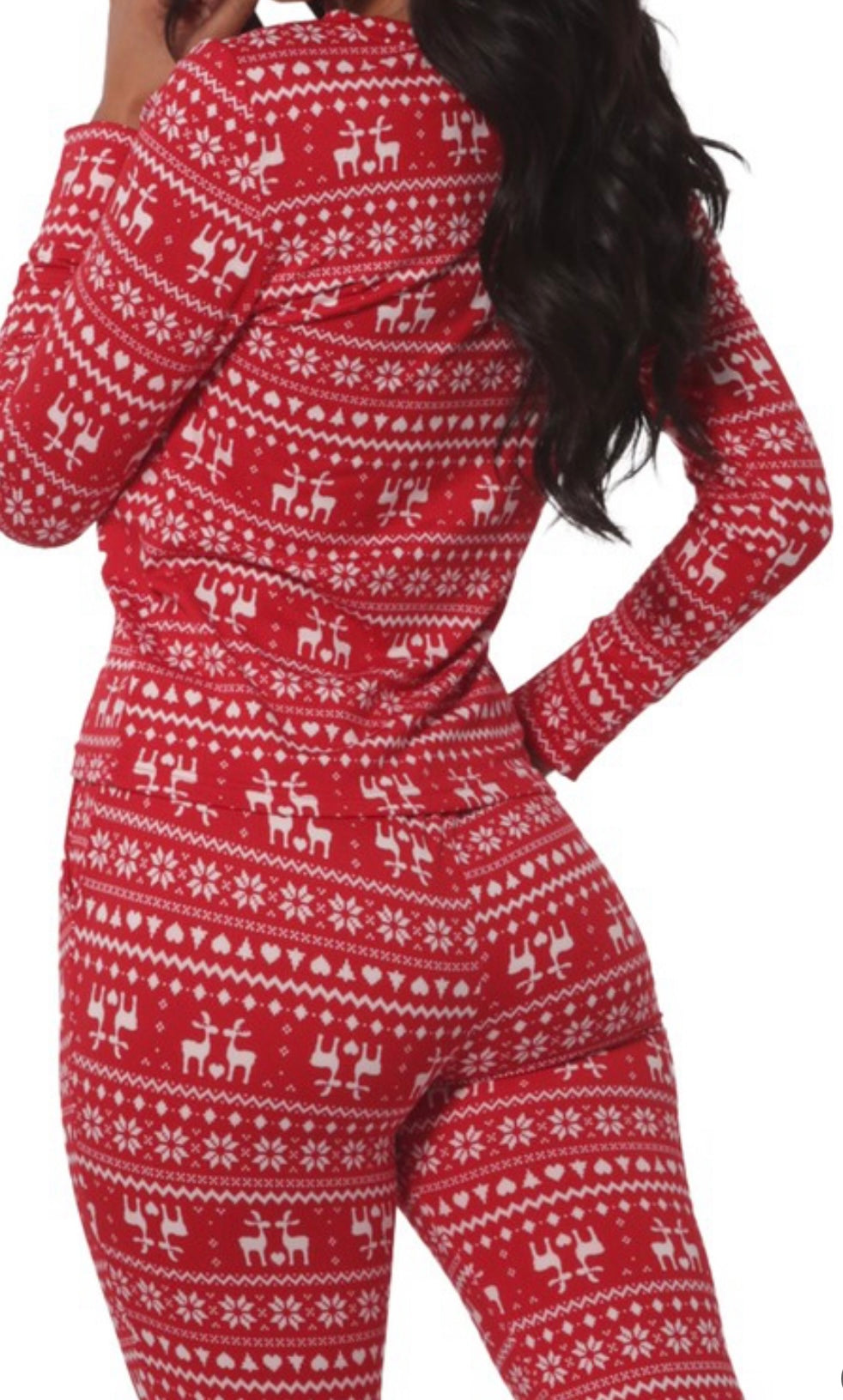 CHRISTMAS PJ SET - (RED)