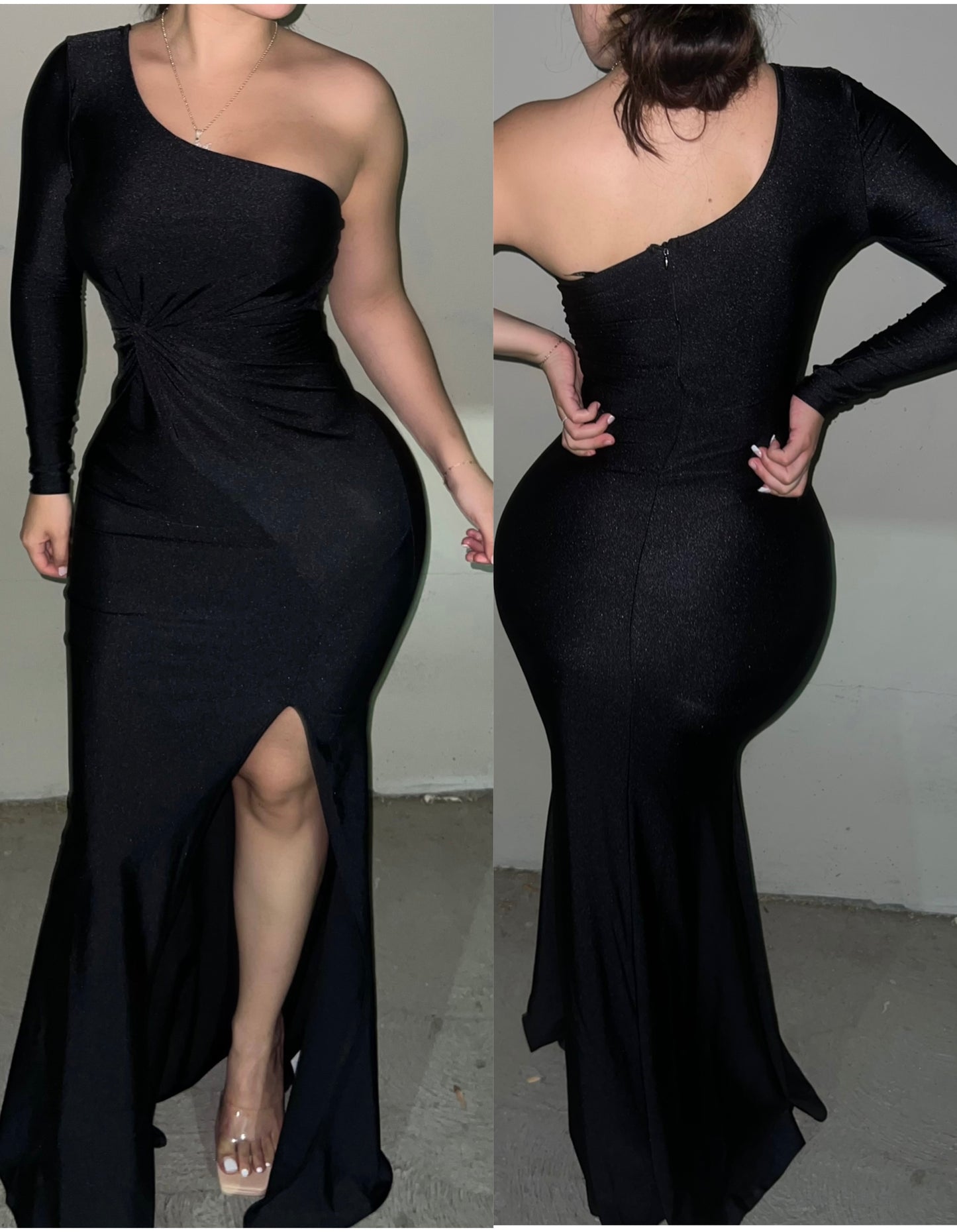 BELLA GOWN - (BLACK)