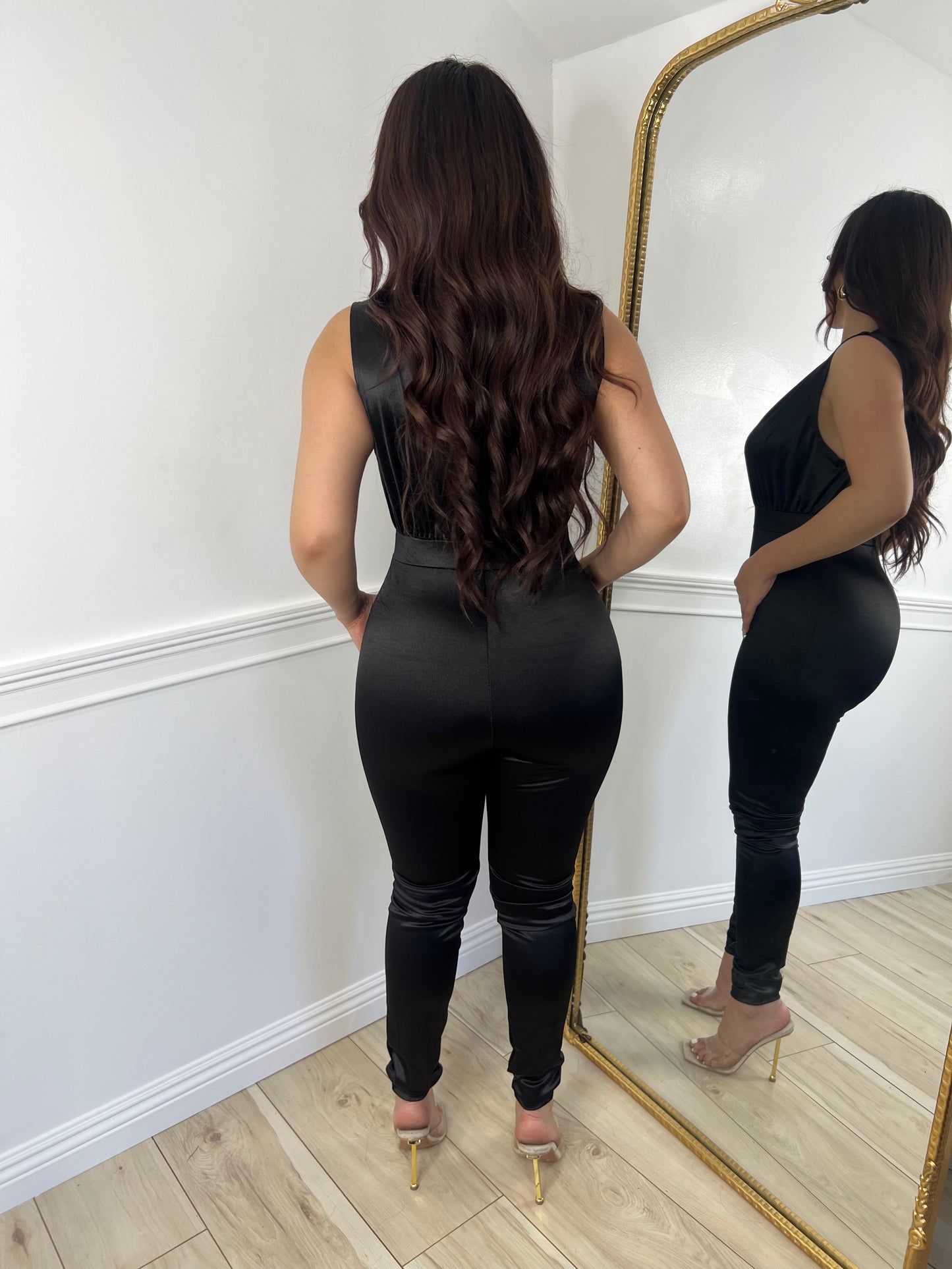 CINDY JUMPSUIT - (BLACK)