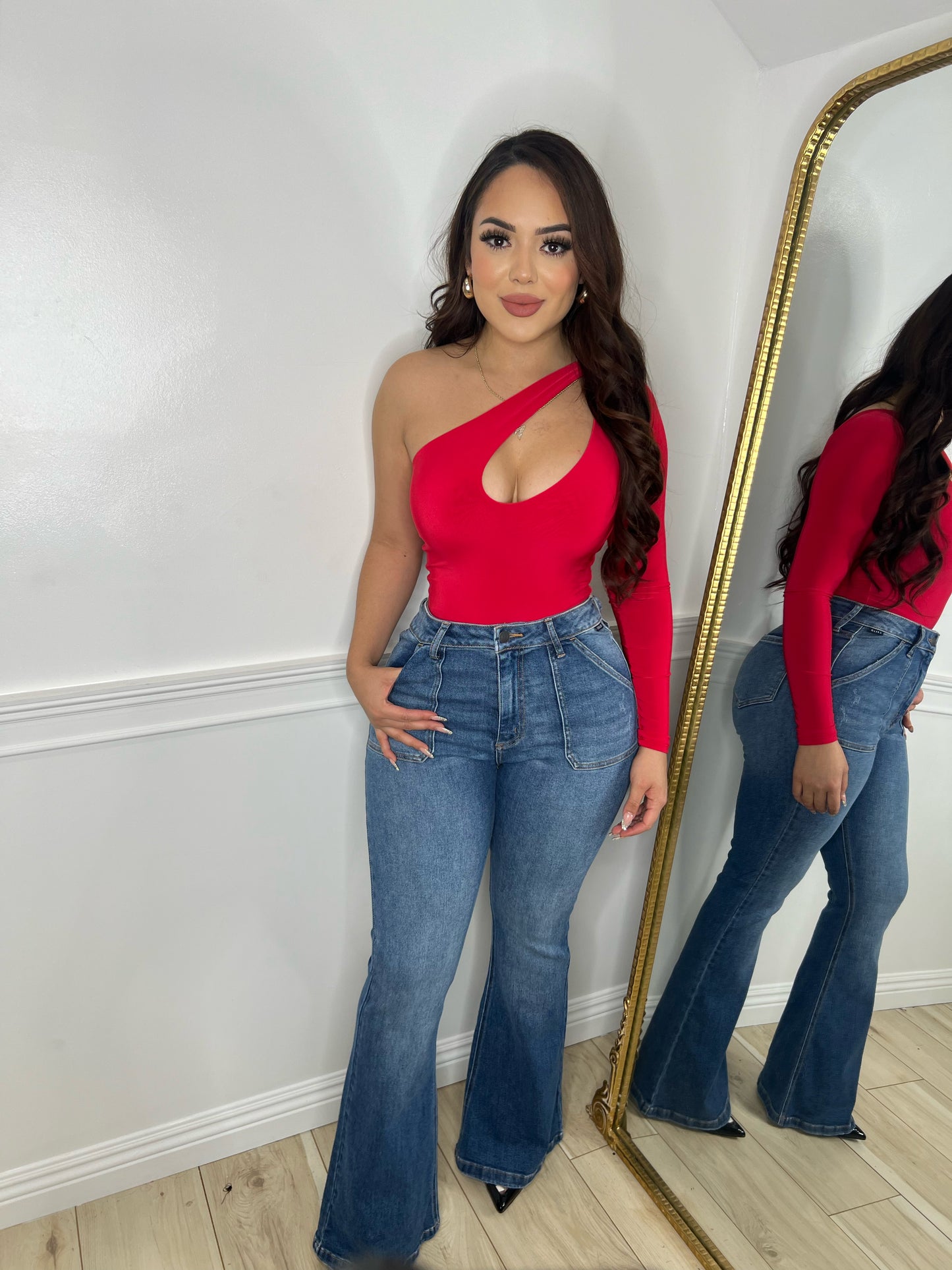 MADY FLARE JEANS - (DENIM)