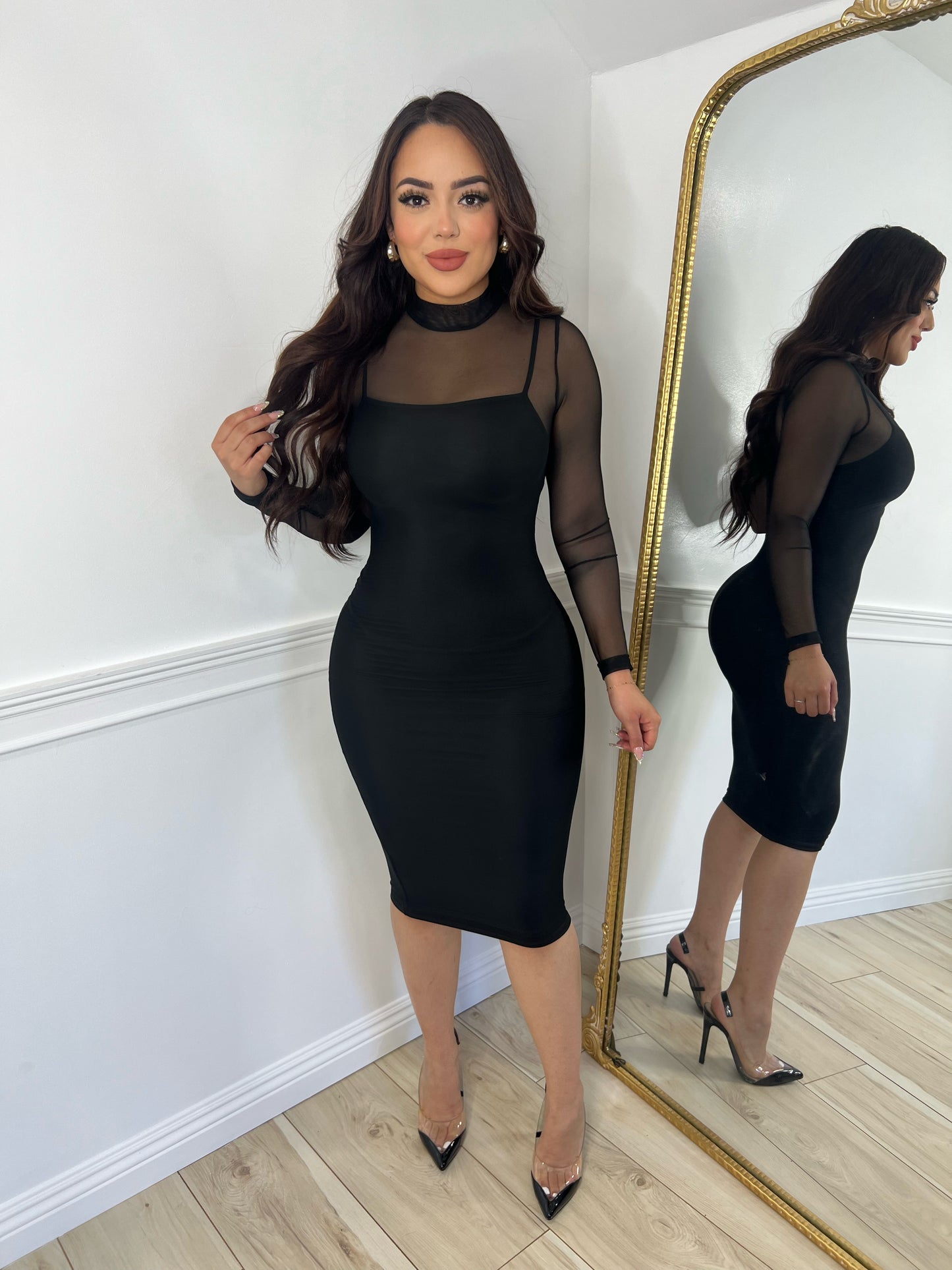 HAZLE DRESS - (BLACK)