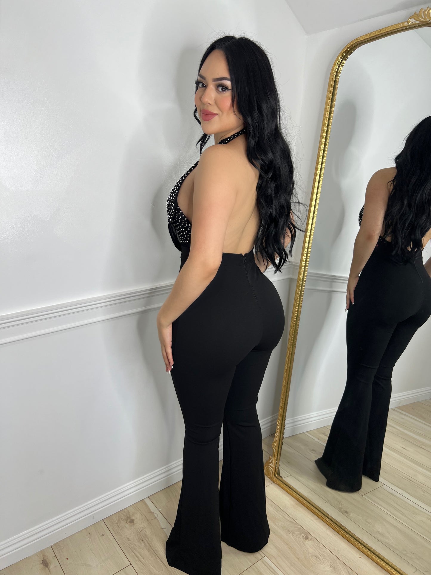 CELESTINA JUMPSUIT - (BLACK)