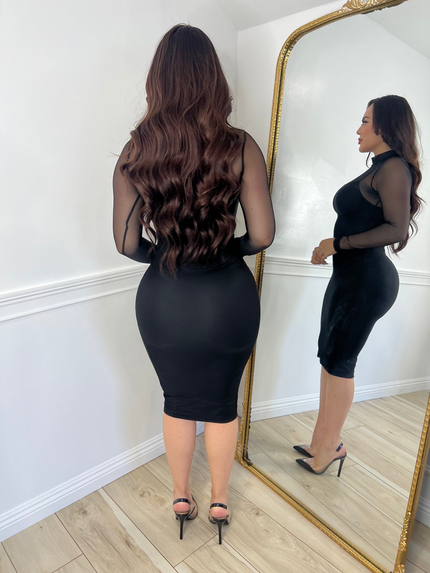 HAZLE DRESS - (BLACK)
