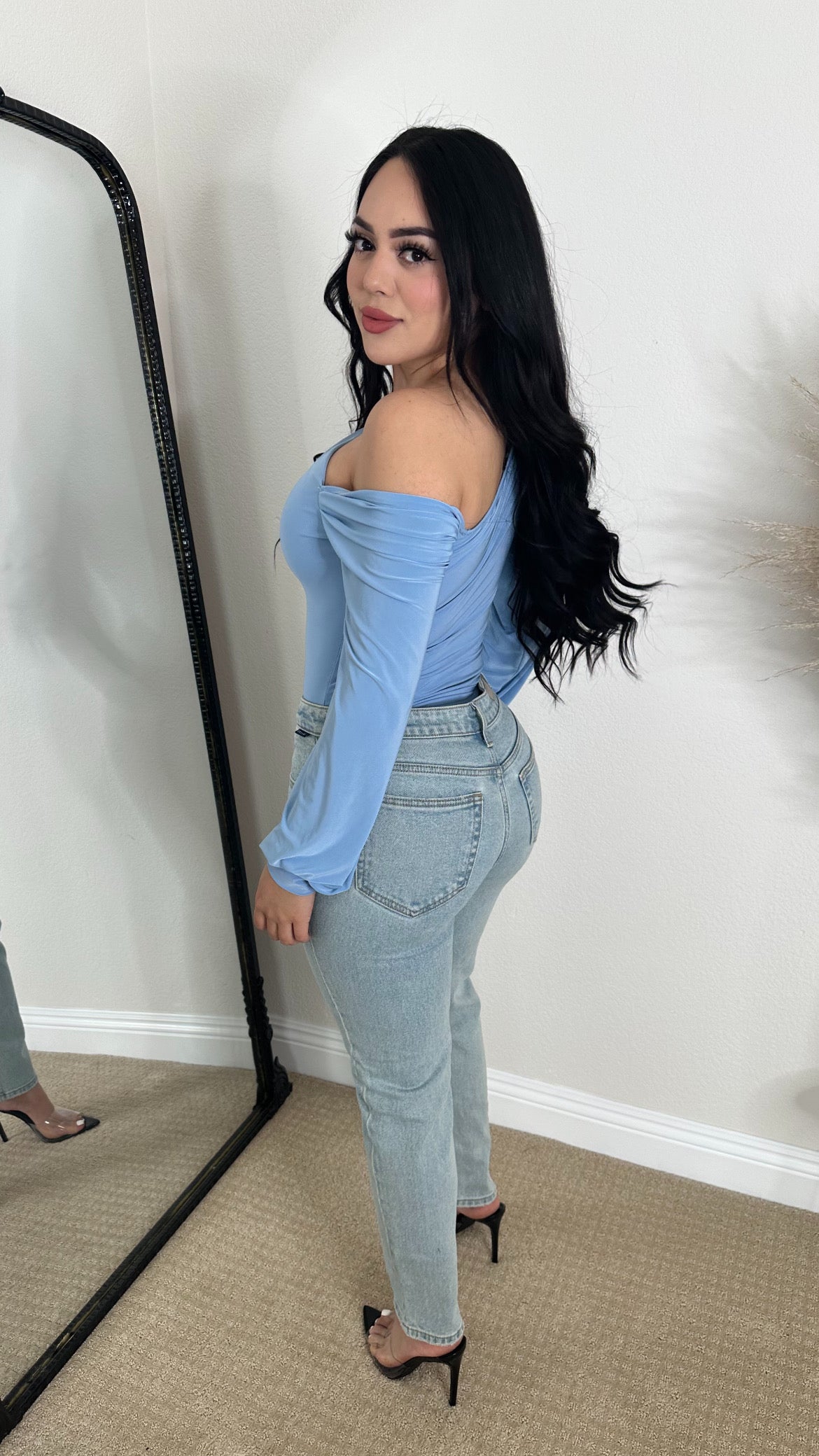 LESLY BODYSUIT - (LIGHT BLUE)