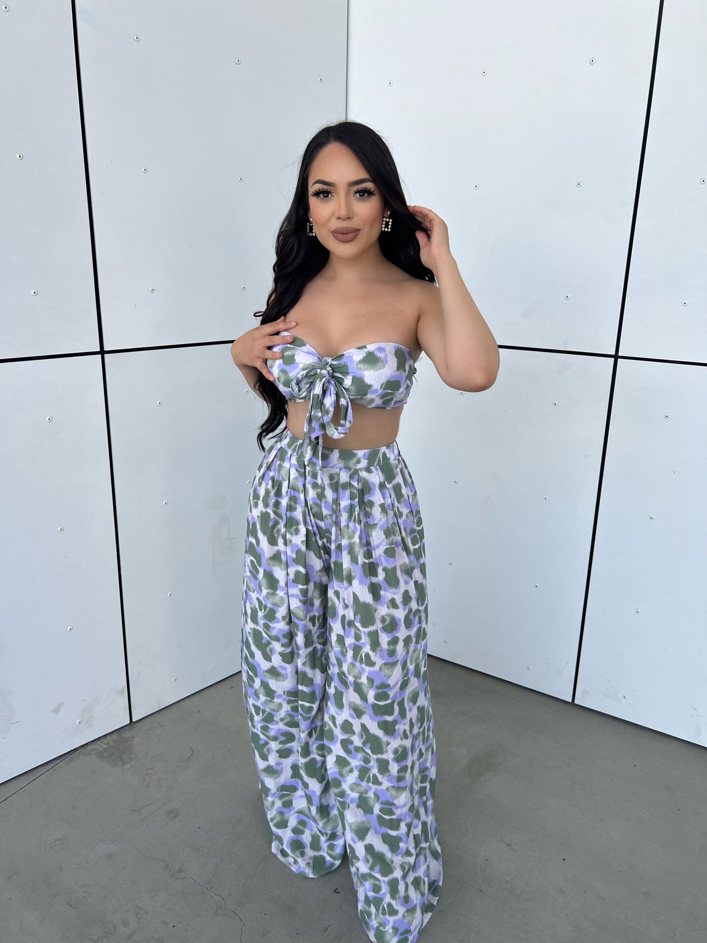 ELSY 2 PIECE - (BLUE/GREEN)