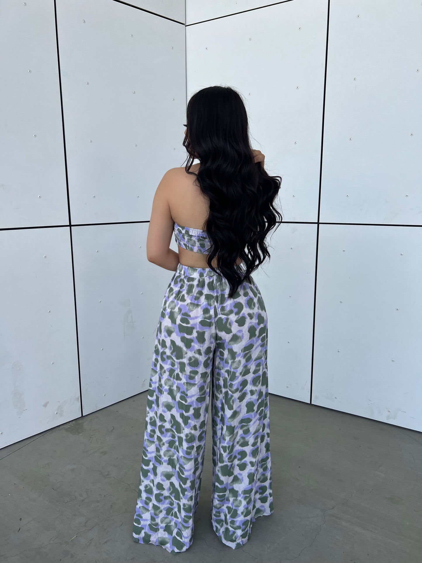 ELSY 2 PIECE - (BLUE/GREEN)