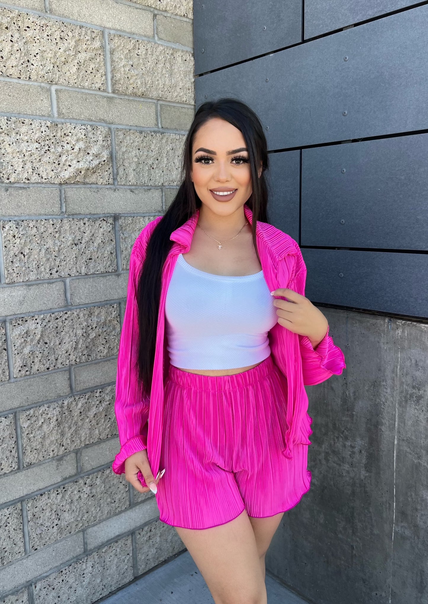 ALO CROP TOP - (PINK/BLACK/NAVY BLUE/WHITE)