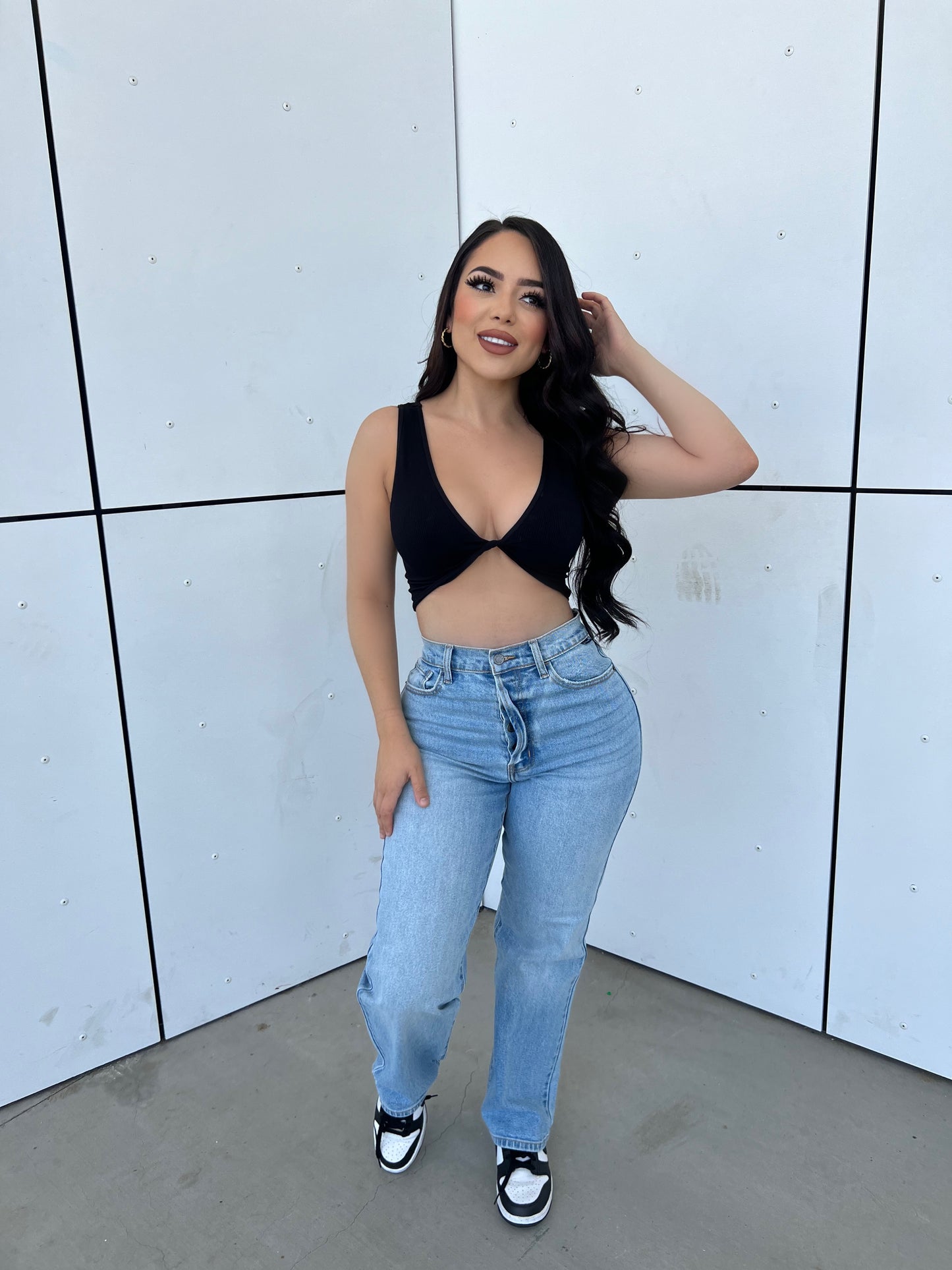 JUANY TOP - (BLACK)