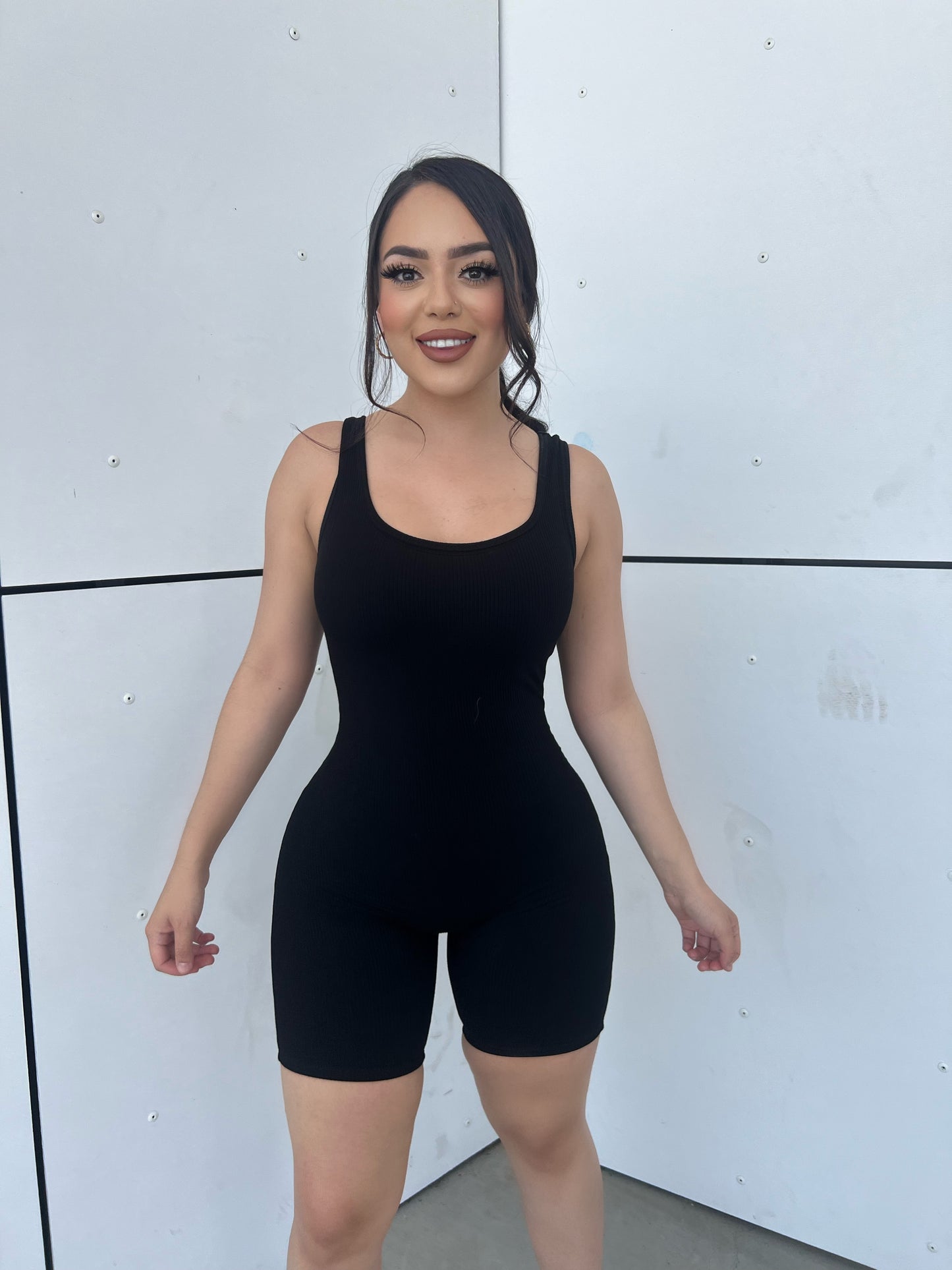 2 COMFY ROMPER - (BLACK)