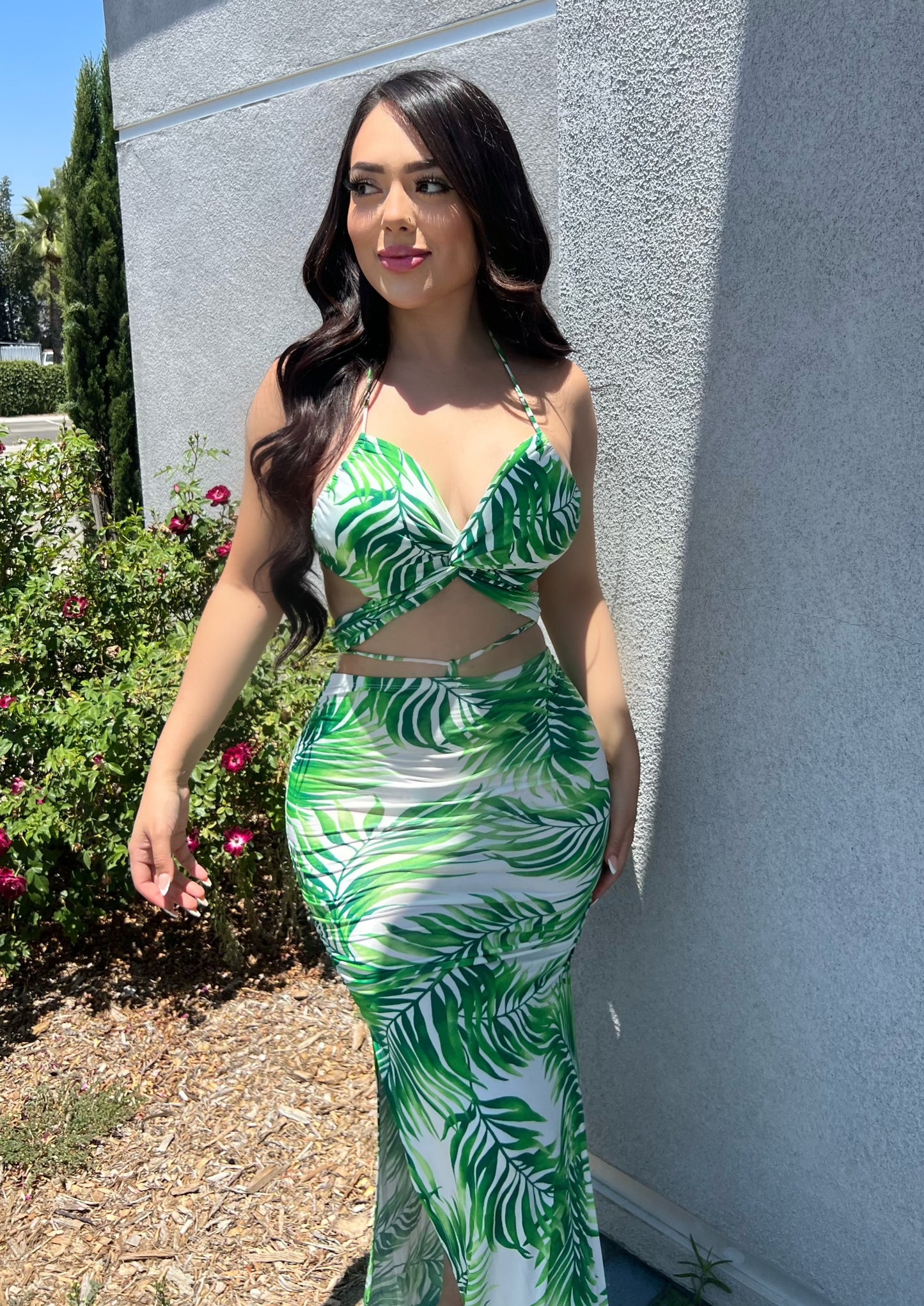 MAYA DRESS - (GREEN)