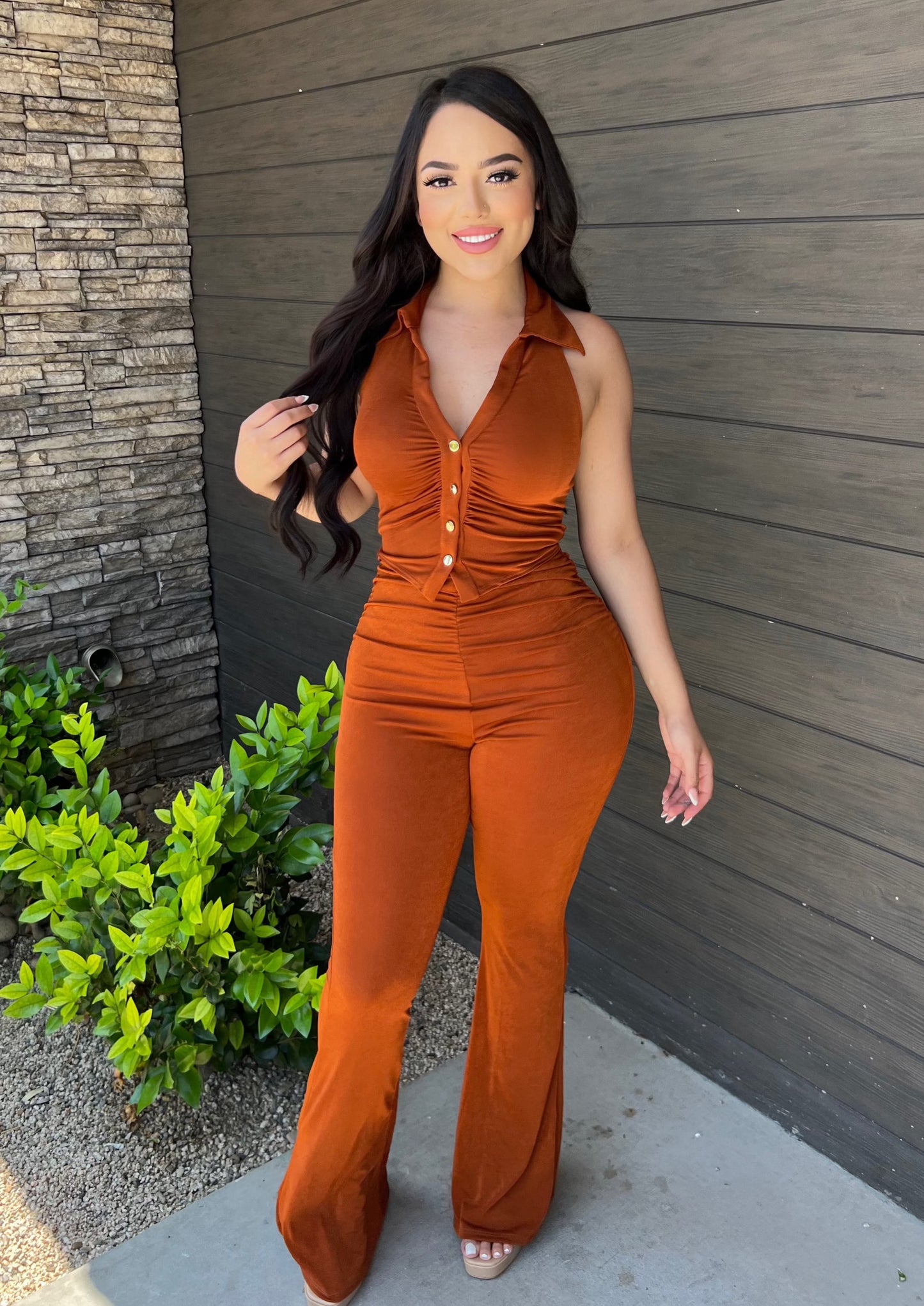 NOHEMI SET - (BLACK/ BROWN)