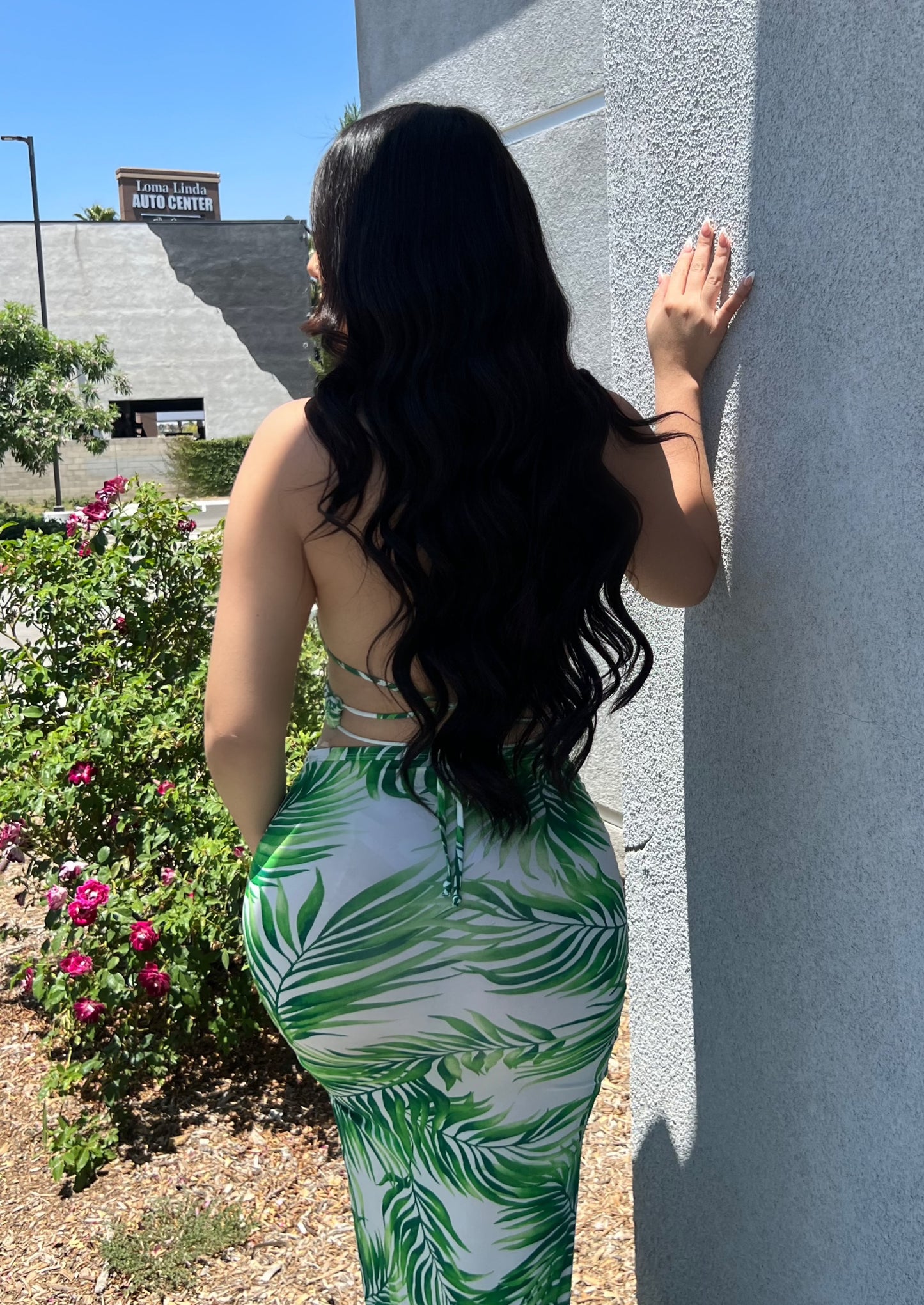 MAYA DRESS - (GREEN)