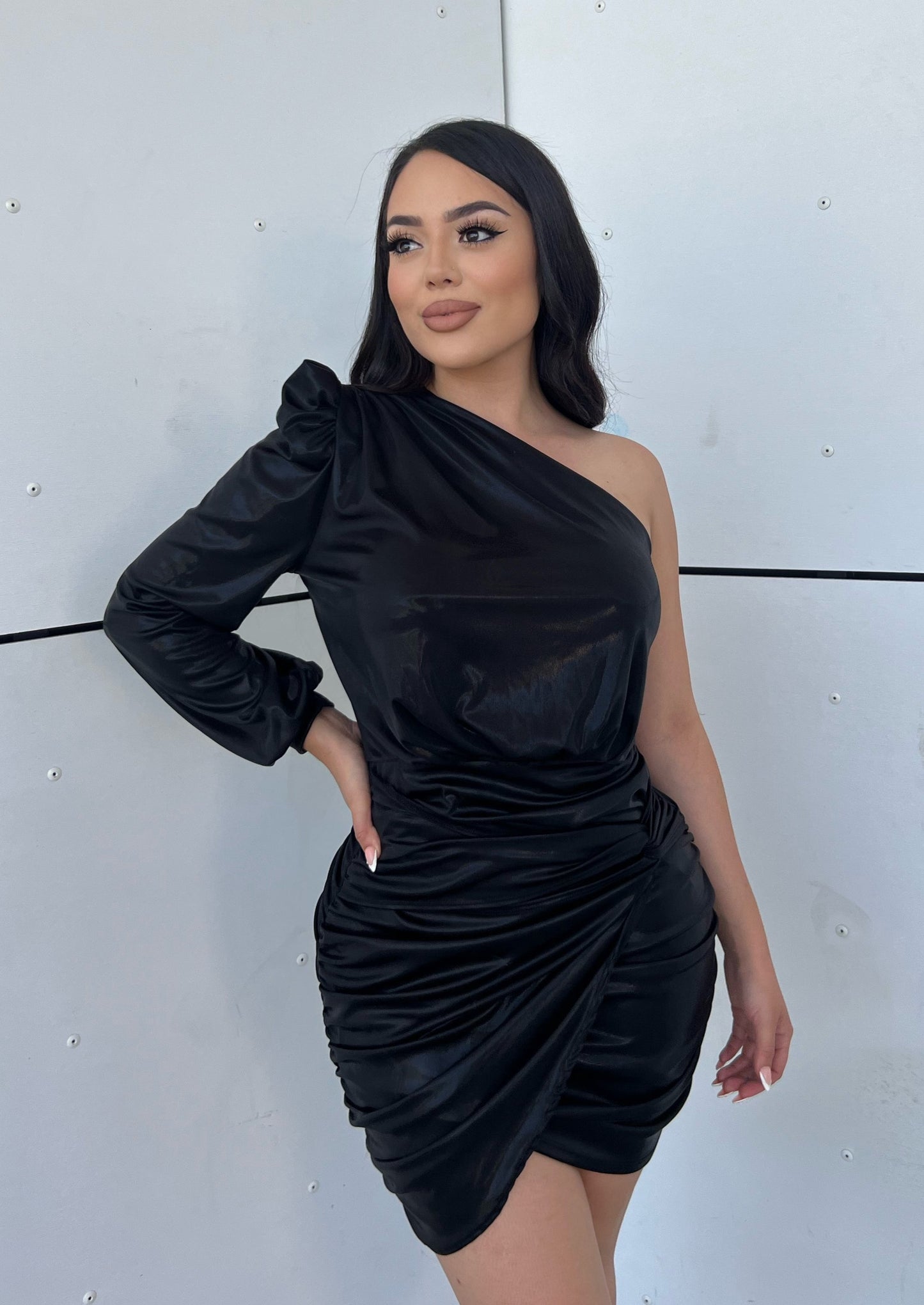 NOVA DRESS - (PINK/BLACK)