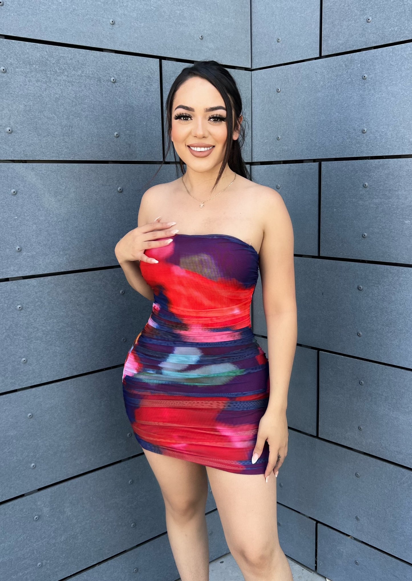SAMMY DRESS - (PINK)