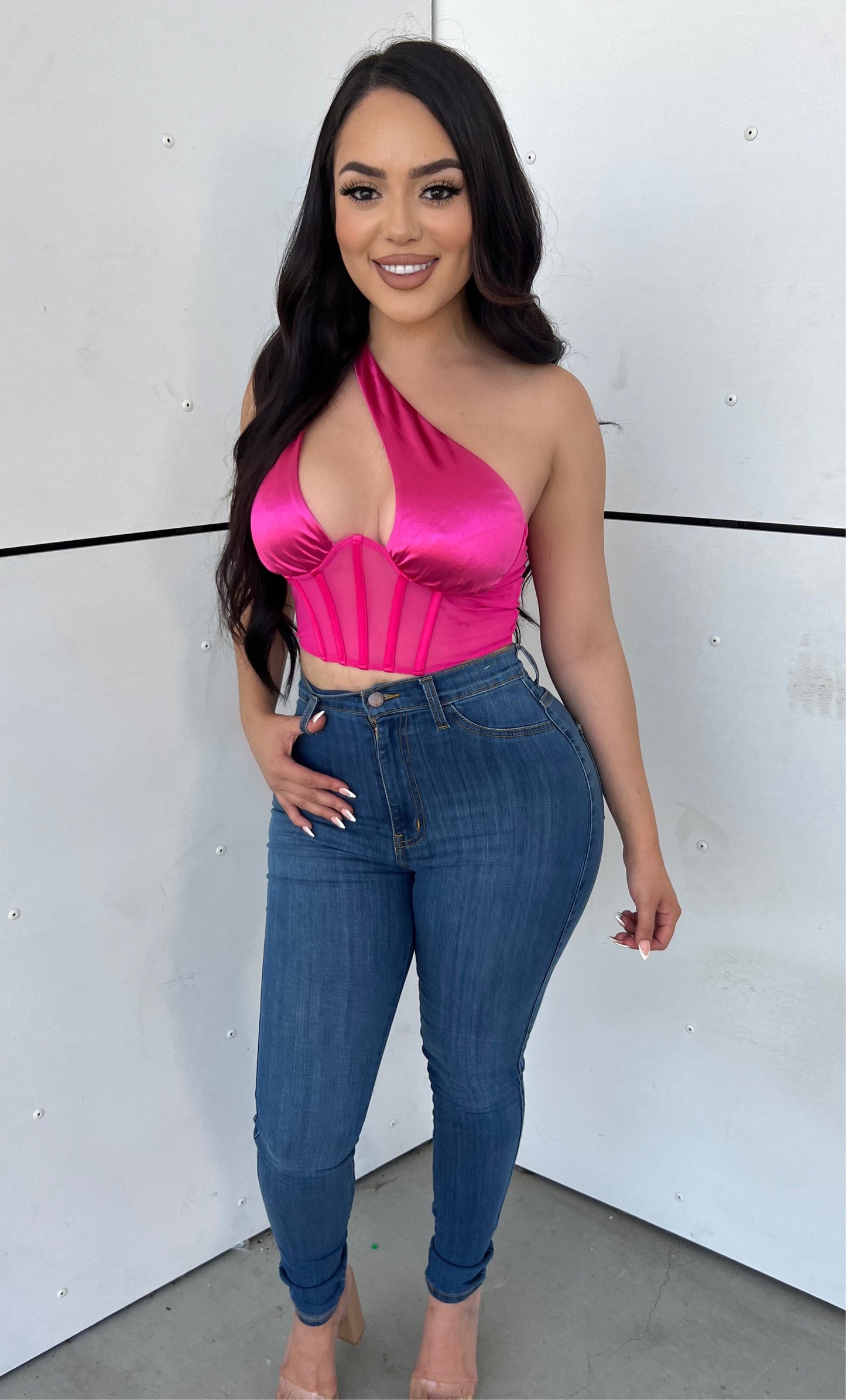 MELI SKINNY JEANS - (DENIM)
