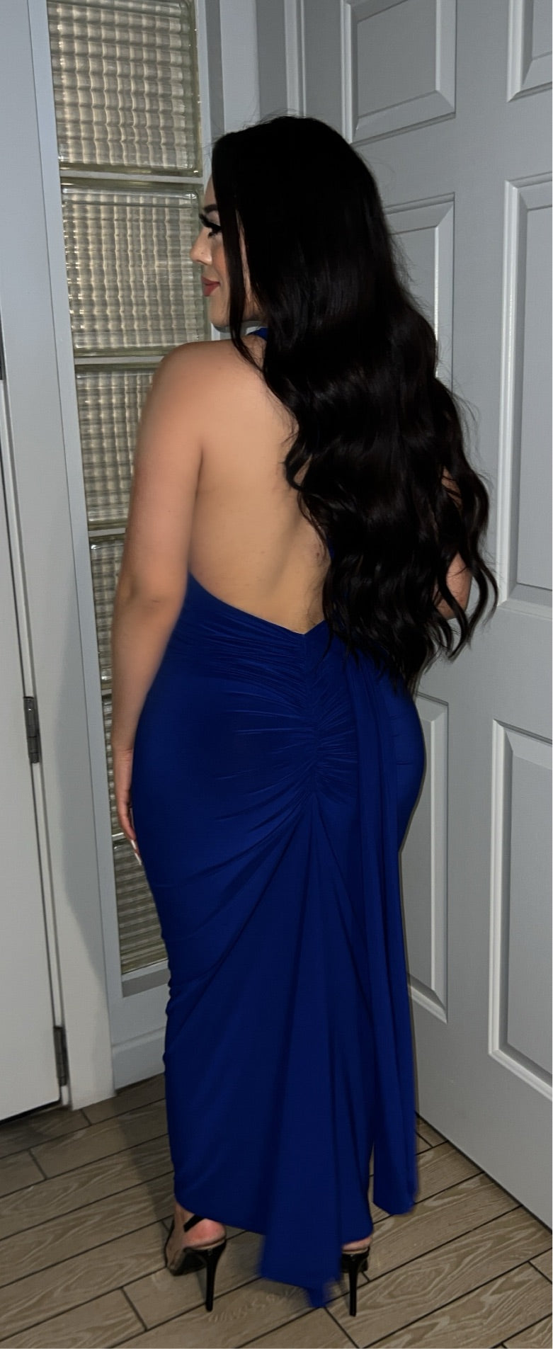 EVETTE DRESS - (BLUE)