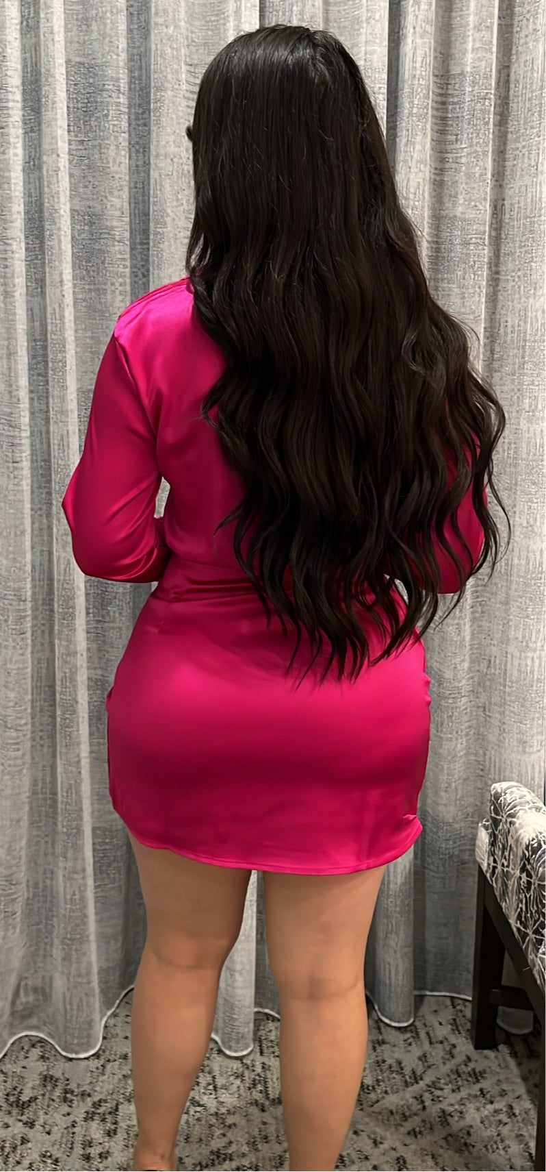 MICHI DRESS - (HOT PINK)
