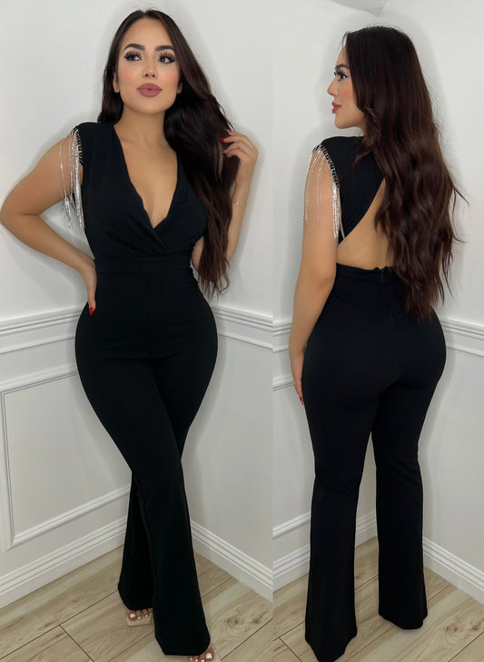 DESTINY JUMPSUIT - (BLACK)