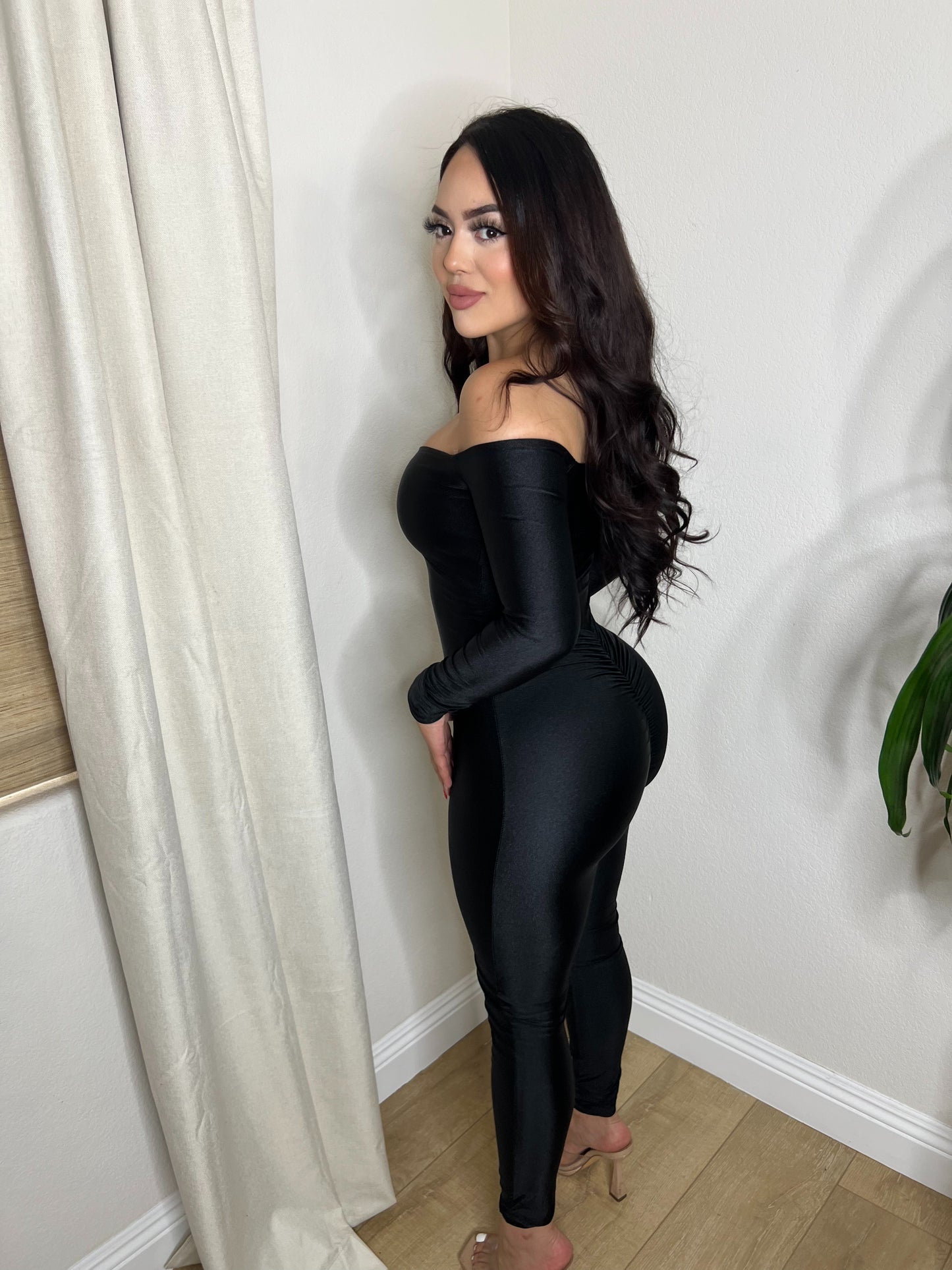 NIGHT OUT JUMPSUIT - (BLACK)