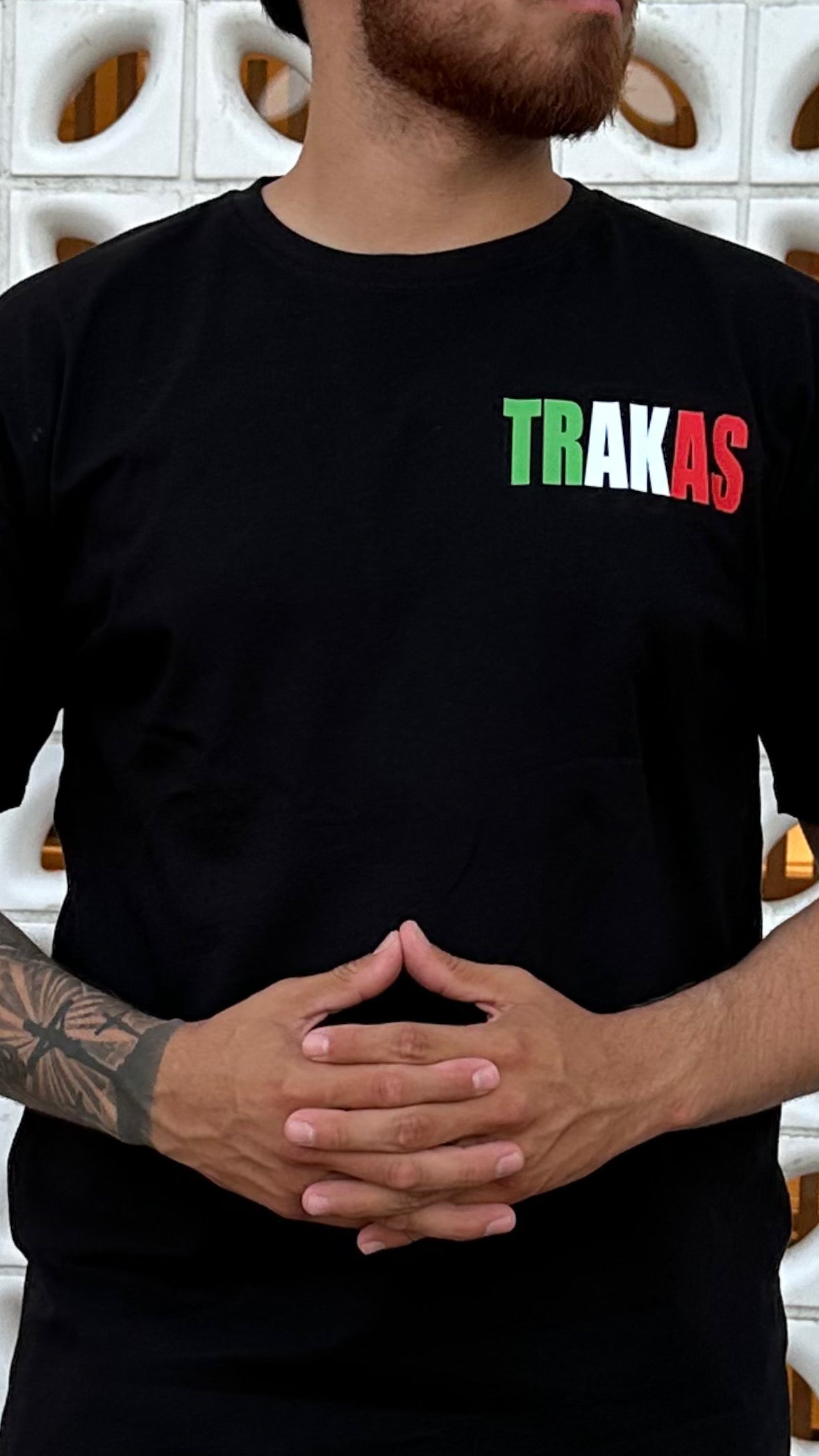 TRAKAS T-SHIRT - (BLACK)