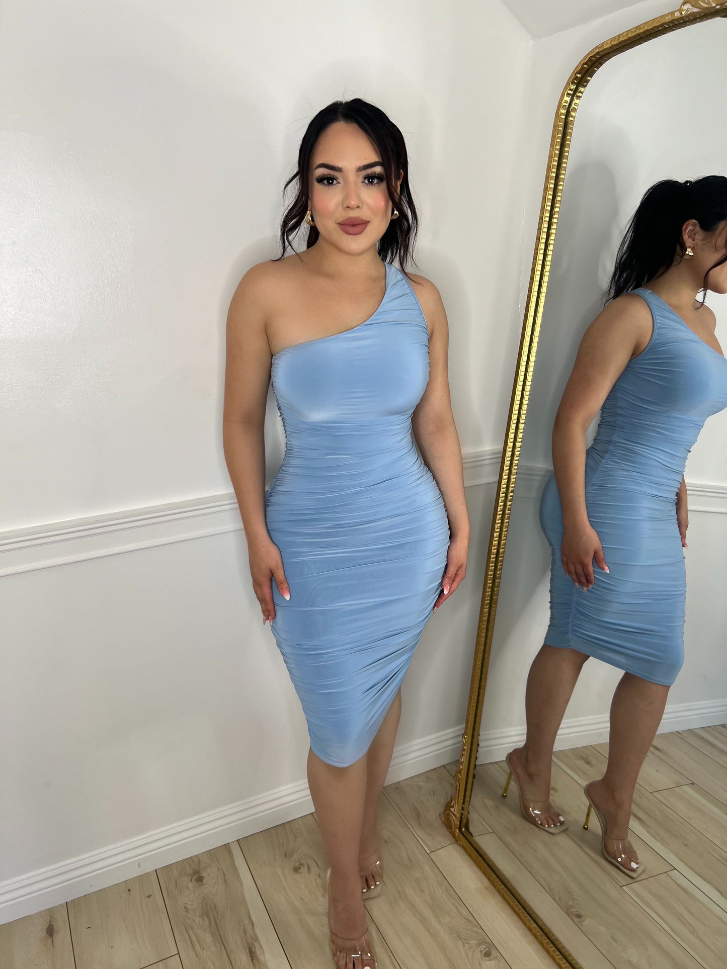 SOFI DRESS - (LIGHT BLUE)