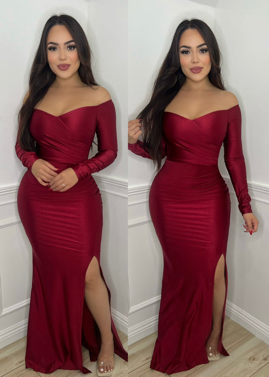 GIA GOWN - (RED)