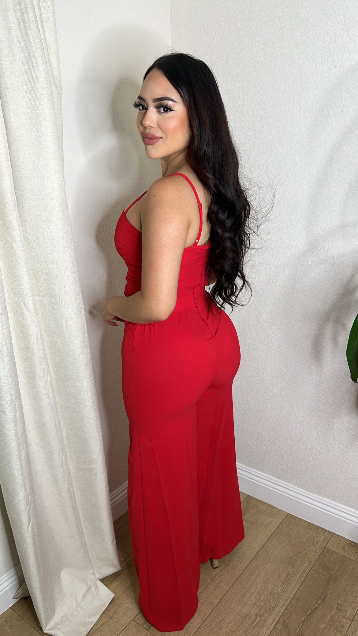 JAYLIN JUMPSUIT - (RED)