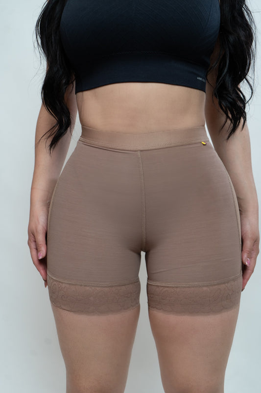 BBL EXTRA LIFTING SHORTS - (MOCHA