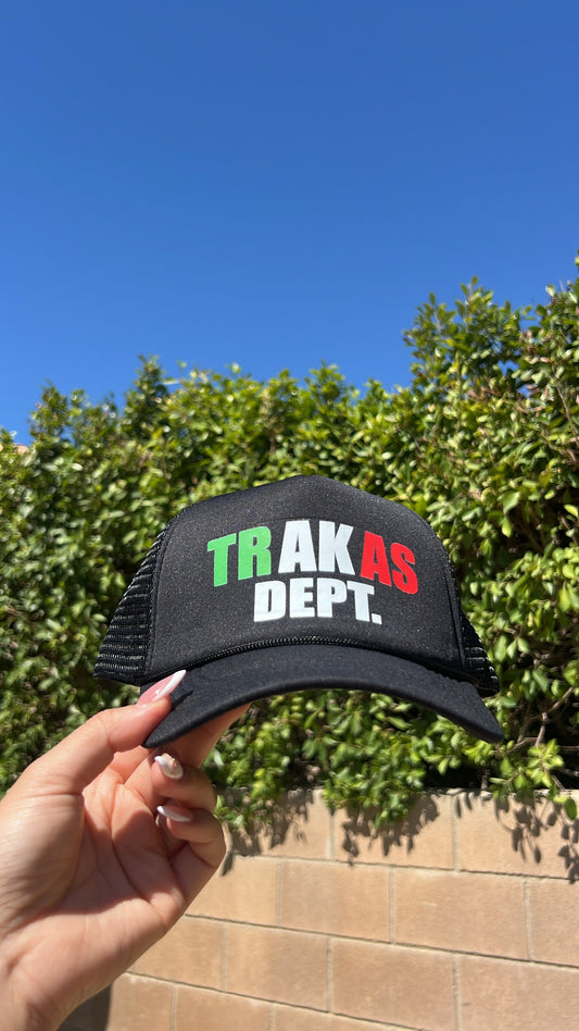 TRAKAS TRUCKER HAT - (BLACK)